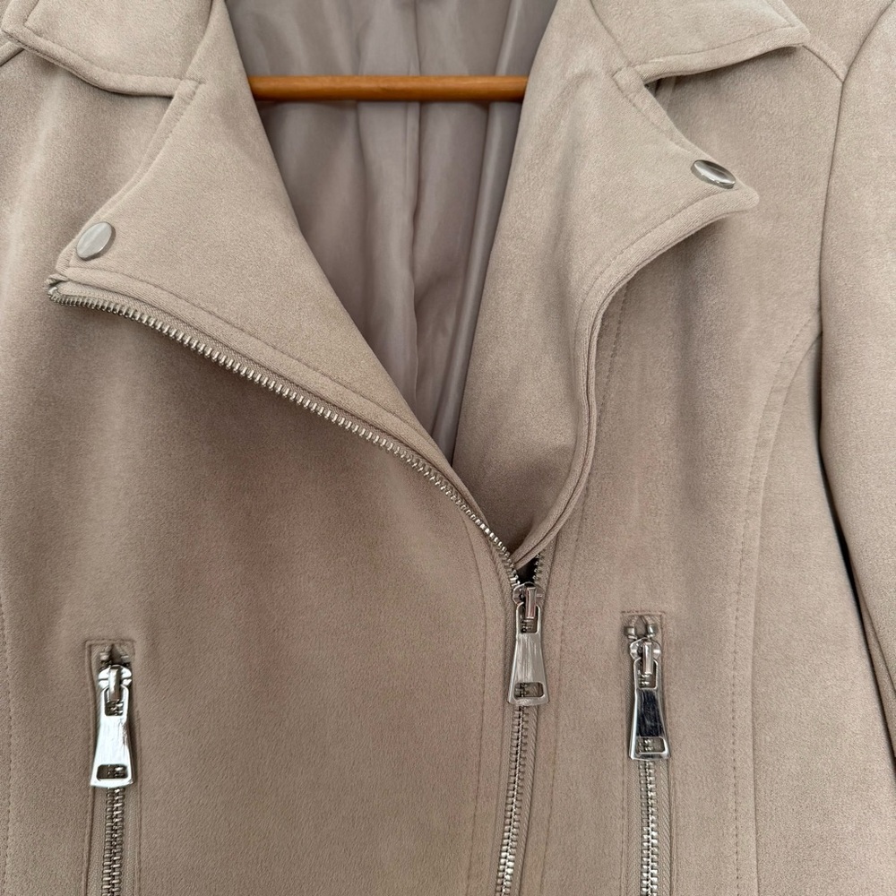 Philosophy faux suede leather jacket - Picture 4 of 10